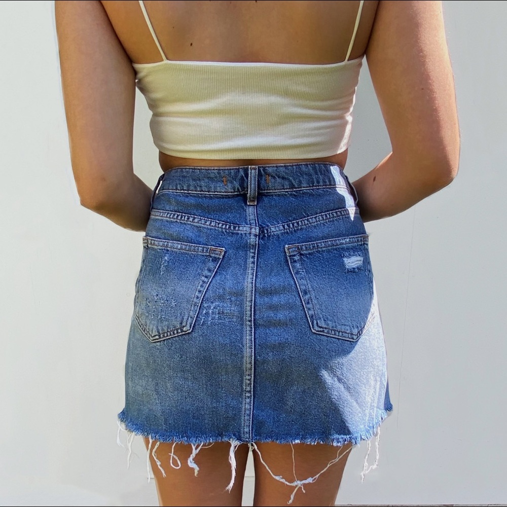 Free people jean skirt - Picture 2 of 6